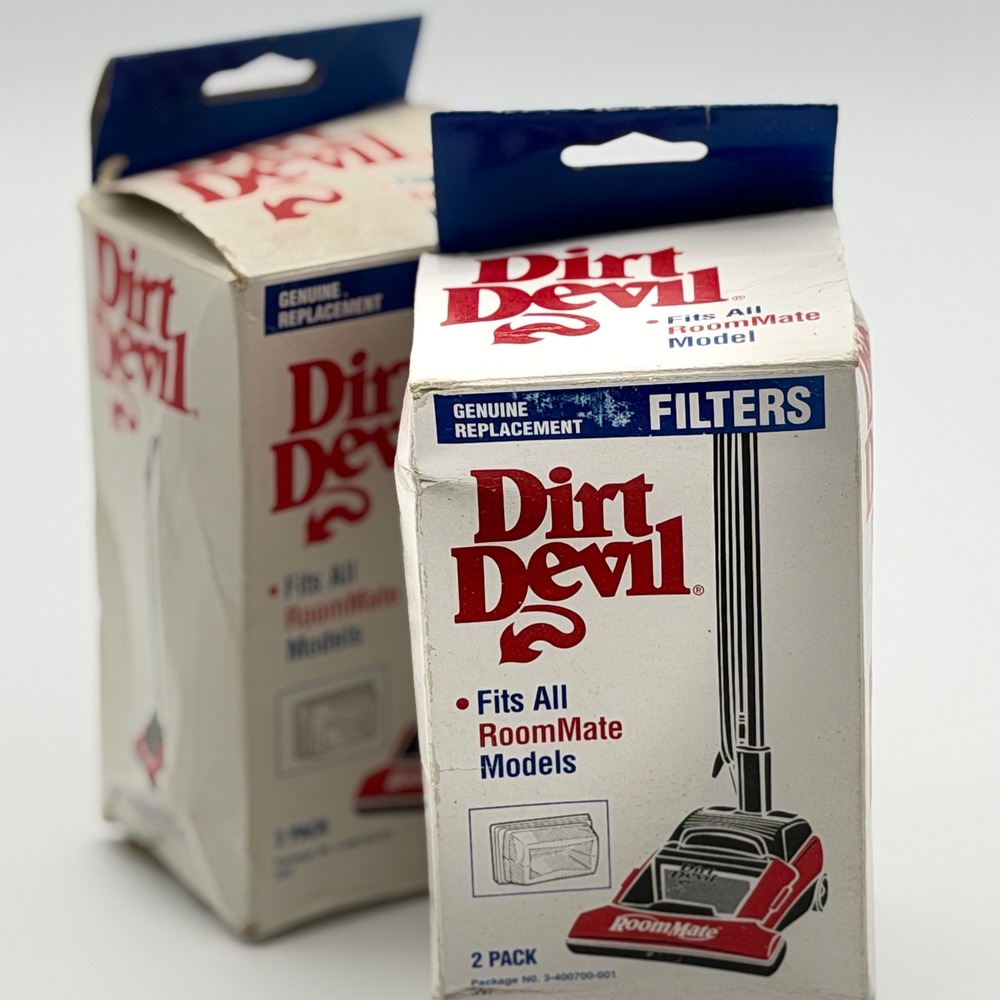 Dirt Devil RoomMate Genuine Replacement Filter 2 Pack 3400700-001 Fits All Model